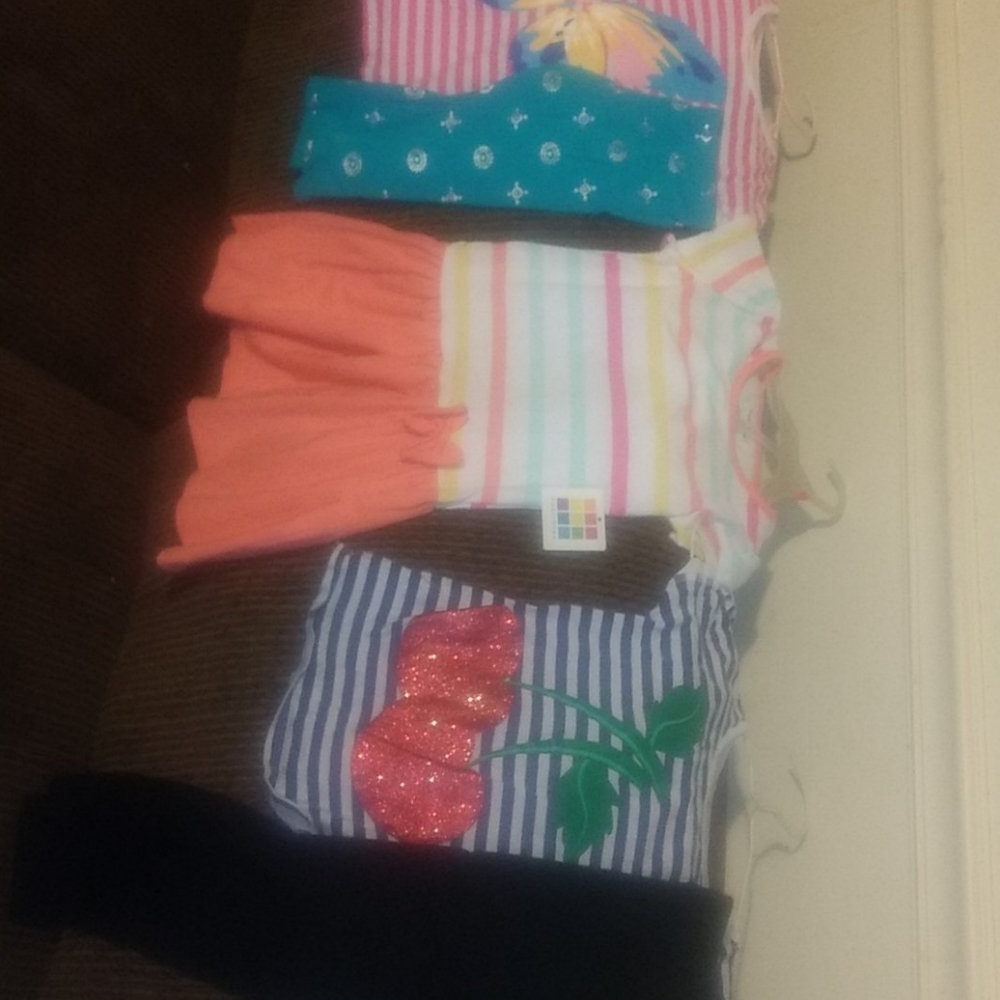 2- two-piece matching set and a dress